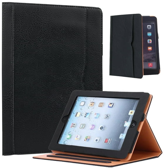 JYtrend Case for 10.9 inch iPad Air 5th/ Air 4th Generation, Multi Viewing Stand Folio Smart Cover With Pocket Auto Wake Up/Sleep For iPad Air 4/Air 5 A2588 A2589 A2316 A2324 A2072 (Black)