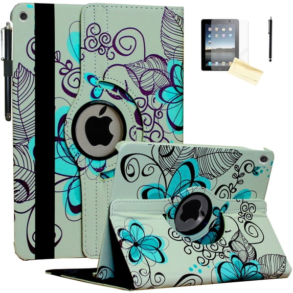 JYtrend Case for 2020 iPad 10.2 inch, for iPad 8th generation, Rotating Stand Smart Magnetic Auto Wake Up/Sleep Cover for Model A2270 A2428 A2429 A2430 MYN82LL/A MYN62LL/A MYN92LL/A (Lotus Flower)