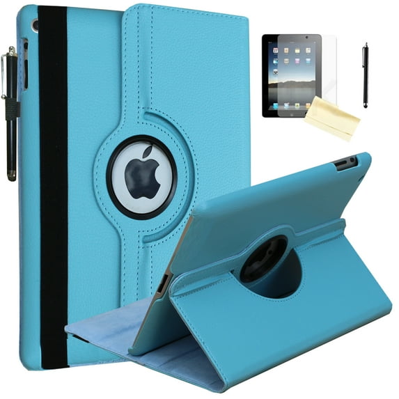 JYtrend Case for 2021 iPad 10.2 inch, for iPad 9th generation, Rotating Stand Smart Magnetic Auto Wake up/Sleep Cover for Model A2602 A2603 A2604 A2605 MK2K3LL/A MK2N3LL/A MK663LL/A MK693LL/A (Blue)