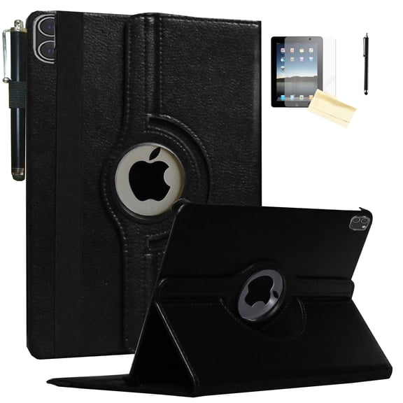 JYtrend Case For iPad Pro 11 Inch 2021 (3rd), 2020 (2nd), 2018 (1st) Generation, 360 Rotating Smart Cover (Black)
