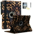thumbnail image 1 of JYtrend Case For iPad Pro 11 Inch 2021 (3rd), 2020 (2nd), 2018 (1st) Generation, 360 Rotating Smart Cover (Leopard), 1 of 5