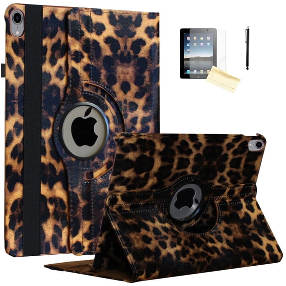JYtrend Case Rotating Cover for 2019 10.5-inch iPad Air 3rd Generation (Leopard)