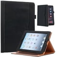 thumbnail image 1 of JYtrend Case for iPad 10.2 9th 8th 7th Generation, Multi-Angle Viewing Stand Folio Smart Cover with Pocket Auto Wake Up/Sleep for Model A2602 A2603 A2270 A2428 A2429 (Black), 1 of 5