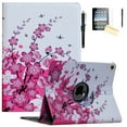 thumbnail image 1 of JYtrend Case for iPad Air 11-inch (M2 2024 6th Gen), iPad Air 5 /Air 4 10.9 Inch, Rotating Stand Smart Magnetic for iPad Air 6 5th 4th Generation A2588 A2589 A2316 A2324 A2072 A2325 (Cherry Flower), 1 of 5