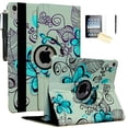 thumbnail image 1 of JYtrend Case for iPad Air 11-inch (M2 2024 6th Gen), iPad Air 5 /Air 4 10.9 Inch, Rotating Stand Smart Magnetic for iPad Air 6 5th 4th Generation A2588 A2589 A2316 A2324 A2072 A2325  (Lotus Flower), 1 of 5