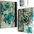 thumbnail image 1 of JYtrend Case for iPad Mini 1/Mini 2/Mini 3 A1432 A1454 A1455 A1489 A1490 A1491 A1599 A1600 A1601 Rotating Stand Smart Cover Magnetic Auto Wake Up/Sleep (Lotus Flower), 1 of 7
