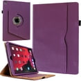thumbnail image 1 of JYtrend Rotating Case for iPad 10.2 8th 7th Generation Cover with Pocket, Purple, 1 of 6