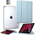 thumbnail image 1 of JYtrend Shockproof Case for iPad 9th 8th 7th Generation (10.2 in), Smart Cover Transparent Clear Back Shell, Blue, 1 of 5