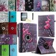 thumbnail image 1 of JYtrend Smart Case for iPad Air 1st / Air 2nd Generation (9.7 IN) with Pencil Holder, Rotating Stand Magnetic Auto Wake Up/Sleep Cover for iPad Air 1/Air 2 A1474 A1475 A1476 A1566 A1567 (Heart Flower), 1 of 8