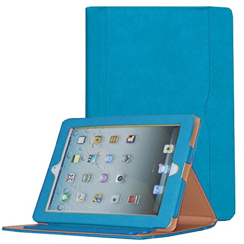 JYtrend for iPad 9.7 6th/5th Generation 2018/2017, iPad Air/Air 2 Case, JYtrend Multi-Angle Viewing Stand Folio Smart Cover with Pocket for A1893 A1954 A1822 A1823 A1474 A1475 A1476 A1566 A1