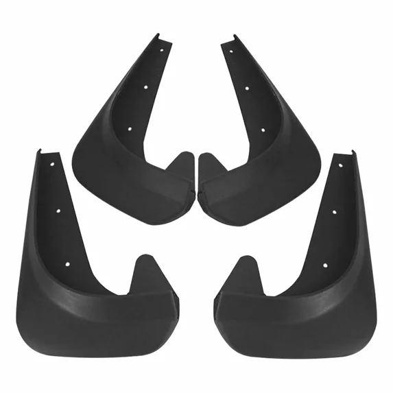 JZ EVA 4Pcs Universal Car Auto Van Mud Flaps Mudflaps Wheel Fender Flares Sludge Mire Splash Guards Cover Front and Rear