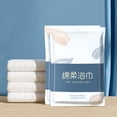 thumbnail image 1 of JZCHUNTOY 2 Pieces Disposable Bath Towel, Thickened Extra Large Individually Wrapped Compressed Towel, Soft Absorbent Lint Free for Travel Hotel Business Trip Swimming Camping Outdoor, 1 of 9