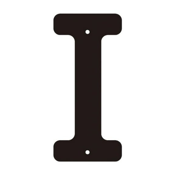 JZCHUNTOY 3D Wrought Iron Letter Door Sign, 1Pc Rust Resistant Metal House Number Plaque Classic Design, Easy to Install Weatherproof Address Sign for Home Door Courtyard Mailbox Display
