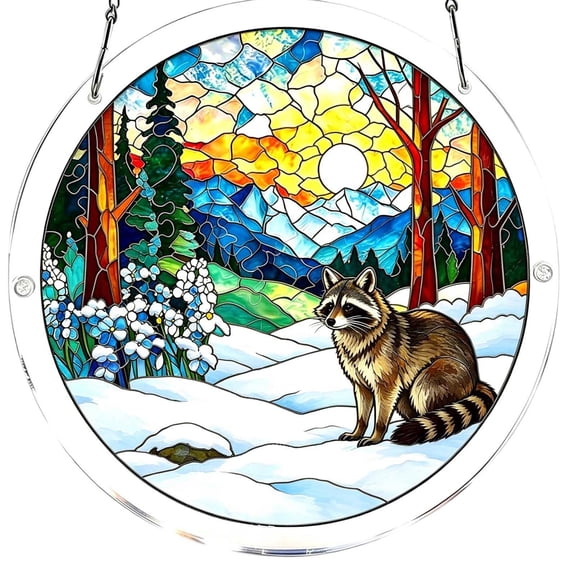 JZCHUNTOY Acrylic Puzzle Ornament Window Sun Shade Panel, 1 Piece Hanging Window Suncatcher Board, Scratch-Resistant Durable Decor Accessory, for Living Room Bedroom Window