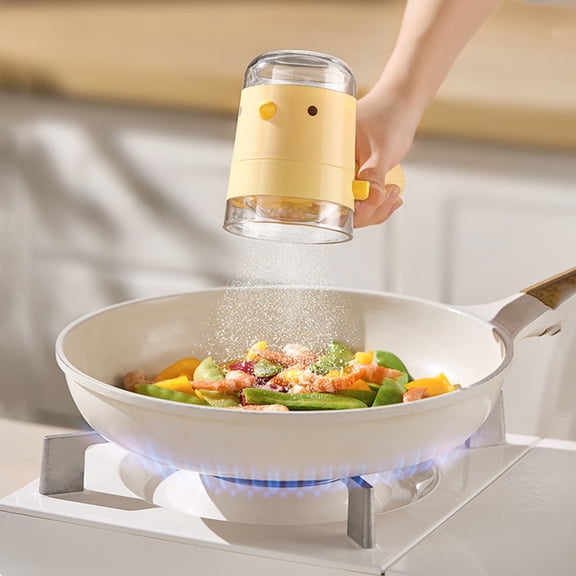 JZCHUNTOY Bird Shaped Salt Shaker Dispenser, Adjustable Seasoning Container, Leak-Proof Precise Salt Output Bottle, Food Grade Safe Spice Storage Jar, for Kitchen Dining Camping BBQ