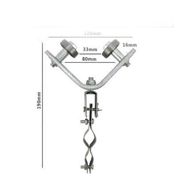 JZCHUNTOY Crane Outrigger Pulley, Heavy Duty Lifting Hoist Pulley, Wear-Resistant Smooth Rolling Wire Rope Pulley, Multi-Purpose for Crane Construction Site Hoisting Work Cable Laying