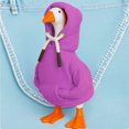 thumbnail image 1 of JZCHUNTOY Desktop Goose Hoodie Costume, 1 Pack Mini Knitted Sweater Accessory, Soft Washable Detachable Clothing for Magnetic Goose Statue, Cute Decor Outfit for Porch Goose Figurine, Desk Ornament, 1 of 3