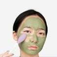 thumbnail image 1 of JZCHUNTOY Dual Head Silicone Mask Brush, Soft Bristle Facial Cleansing Brush, Non-Slip Handle Skin-Friendly Face Tool, for Applying Clay Mask Exfoliating Cleansing Pores Skincare, 1 of 9
