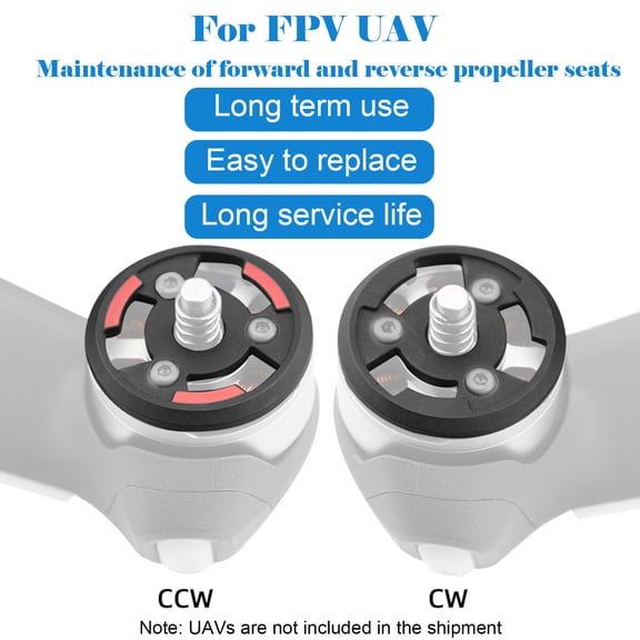 JZCHUNTOY FPV Combo Replacement Propeller Mounts 4 (1 CW + 1 CCW): Keep Your FPV Flight Smooth!