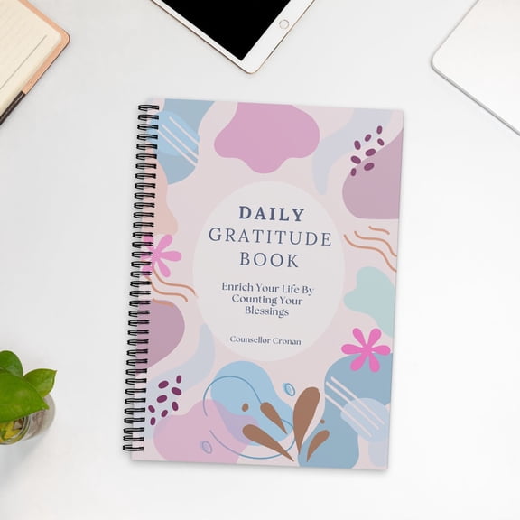JZCHUNTOY Gratitude Planner Notebook, 1 Piece A5 Size Work Journal, Thick Paper Lined Planning Book, Undated Goal Tracker Organizer for Work, Daily Schedule, Goal Setting, Office and Personal Use