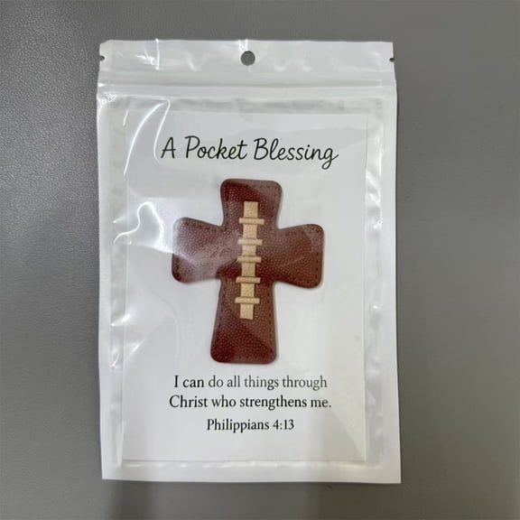 JZCHUNTOY Greeting Card 1 Pack, 0.5ft Pocket Blessing Card with Baseball Cross Pattern, Thick Paper Premium Printing Festival Card for Birthday, Holiday, Blessing & Gift Giving