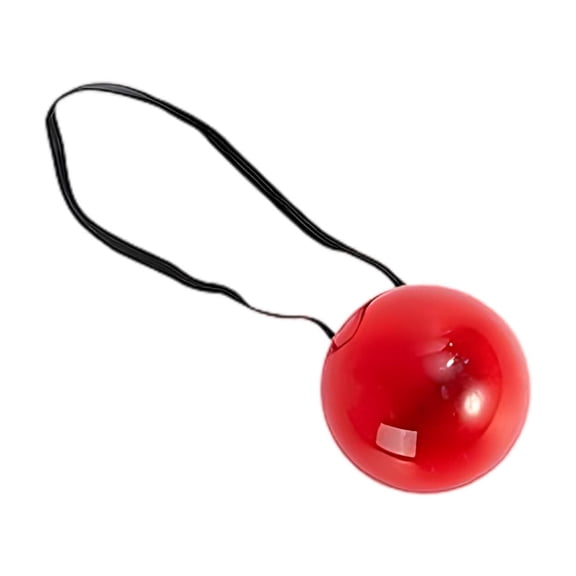 JZCHUNTOY LED Light Up Red Nose Prop, Soft Flashing Glowing Funny Party Accessory, Battery Powered Wearable Nose Decor for Costume Party Masquerade Cosplay Christmas Event