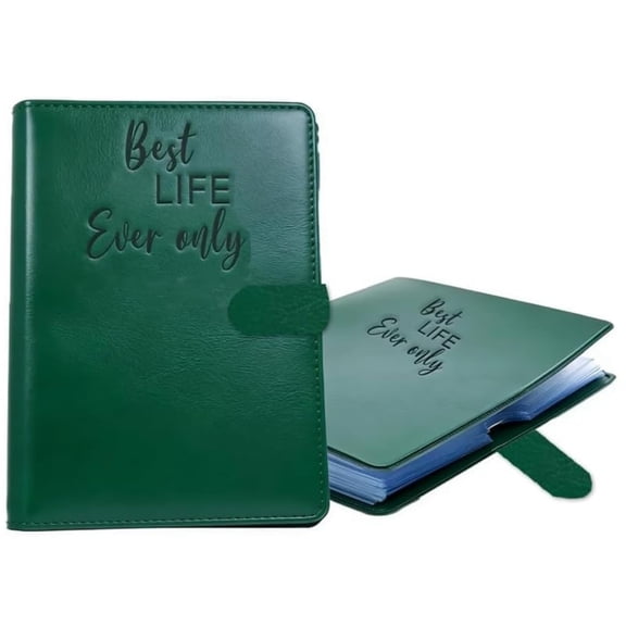 JZCHUNTOY Leather Ring Binder Magnetic Preaching Manual 1 Piece, Durable and Professional Organizer for Religious Materials