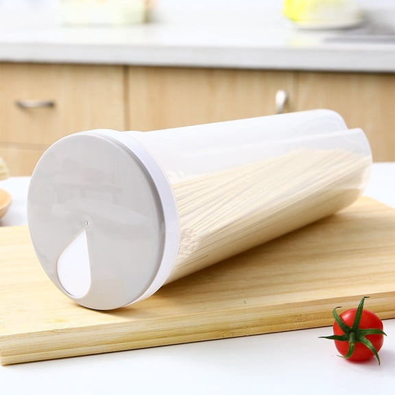 JZCHUNTOY Noodle Storage Box, Airtight and Stackable Food Container, Keeps Pasta Fresh, Space-Saving for Kitchen Pantry Organization