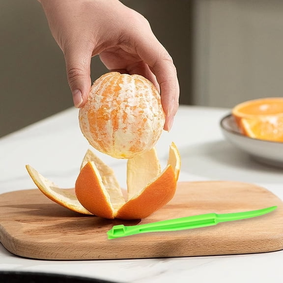 JZCHUNTOY Orange Peeler 1 Pc, Ergonomic Citrus Fruit Peeling Tool, Sharp Portable Kitchen Gadget, Labor Saving Non-Slip Peeler for Lemon Orange Citrus Daily Fruit Processing