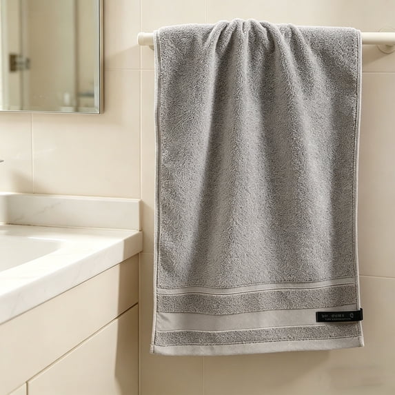 JZCHUNTOY Oversized Bath Towel, 1.12*2.43 ft Soft Highly Absorbent Towel, Fade Resistant Quick Dry Premium Cotton Towel for Bathroom Shower Gym Spa Swimming Pool