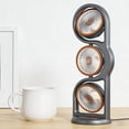thumbnail image 1 of JZCHUNTOY Three Head Circulating Fan with Night Light, 0.8 FT Height Portable Quiet Desk Fan, 3 Speed Settings Adjustable Tilt Air Cooler, Multi-Functional Fan for Bedroom Office Desktop Dorm Use, 1 of 7