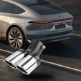 thumbnail image 1 of JZCHUNTOY Universal Stainless Steel Dual Pipe Slant Cut Exhaust Tip, Rust Resistant Corrosion Proof Exhaust Muffler Tip, Decorative Tail Pipe Cover for Almost Car Models Auto Modification, 1 of 6