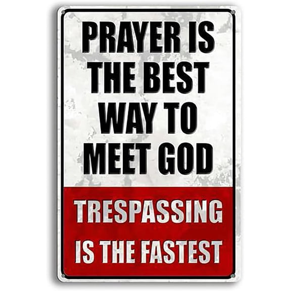 JZCHUNTOY Warning Sign, 1-Piece Durable Plastic Safety Sign, Clear Visible Alert for Indoor Outdoor Use