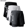 thumbnail image 1 of JZCreator 3 Pack Men's Athletic Shorts, 2-in-1 Workout Running Shorts with Liner and Pocket - Quick Dry Gym Shorts for Men, 1 of 7