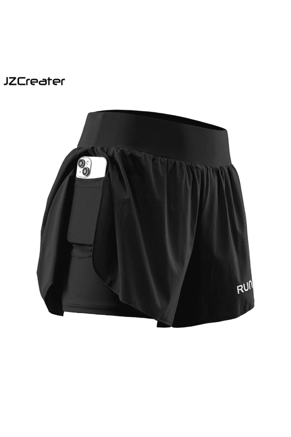 Women's Workout Shorts - 2 in 1 Athletic Shorts with Liner and Pockets, Quick Dry Yoga Running Gym Shorts