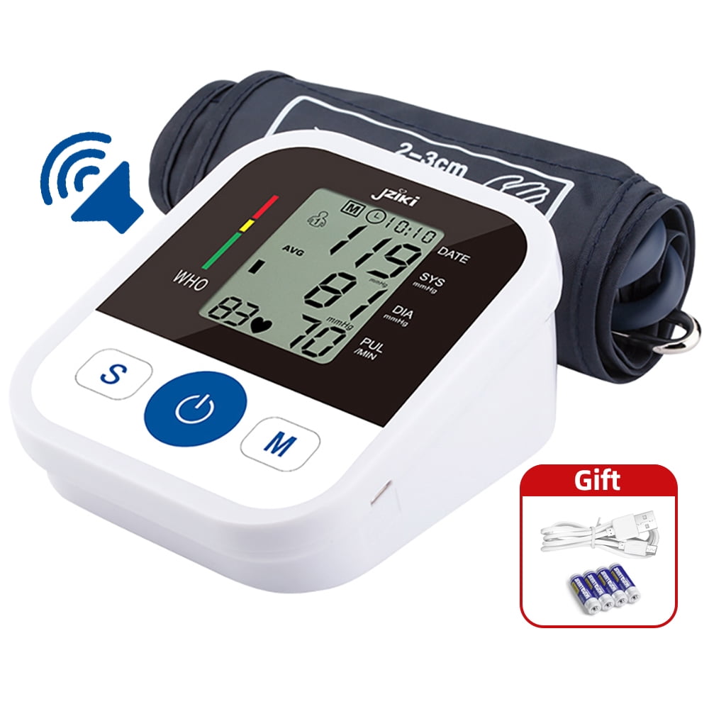 JZIKI Blood Pressure Monitor,Automatic Upper Arm Blood Pressure Machine