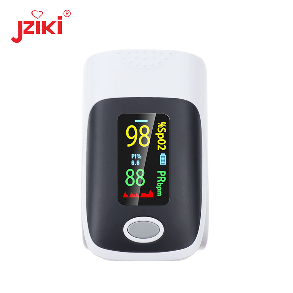 JZIKI Fingertip Pulse Oximeter Blood Oxygen Saturation and Pulse Rate