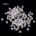 thumbnail image 1 of JZROCKER 100 Pcs Clear Earring Back Pads Cushions Silicone Pads for Clip-on Earrings, 1 of 8