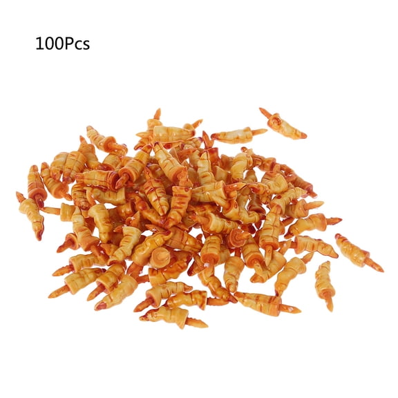 JZROCKER 100pcs 10x22mm Plastic DIY Snowman Nose for Handmade Craft Children Kids Toy Chr