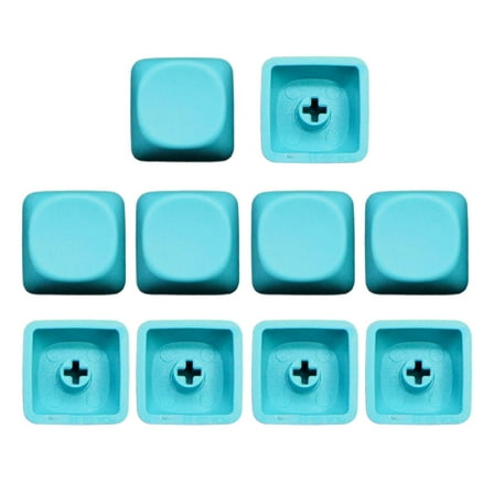 JZROCKER 10Keys PBTs Keycap MOAs Height 1U Not Engraving Blanks Key Covers Unique Character Key Button for Mechanical Keyboards