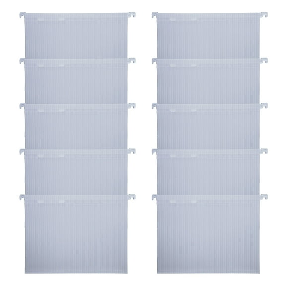 JZROCKER 10Pcs Filing Cabinet Folder Letter Size Suspension Files with Tabs