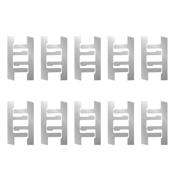 JZROCKER 10Pcs Universals Electrical Box Mount Switches Box Bracket Metal Outlet Spacers F Clamp Power Outlet Fixing Tool