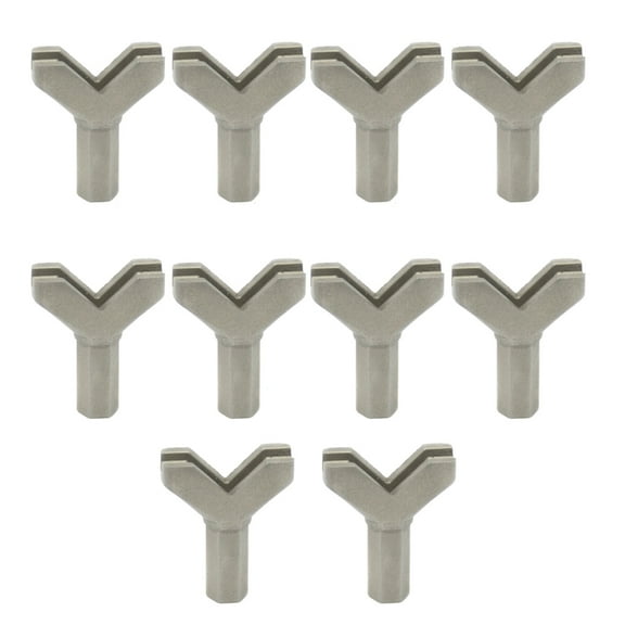 JZROCKER 10Pcs Y Shaped Cup Hook Driver Bit for Kitchen Under Cabinet Mug Hooks Frame Point Mug Hangers Hook Drill Bit Tool