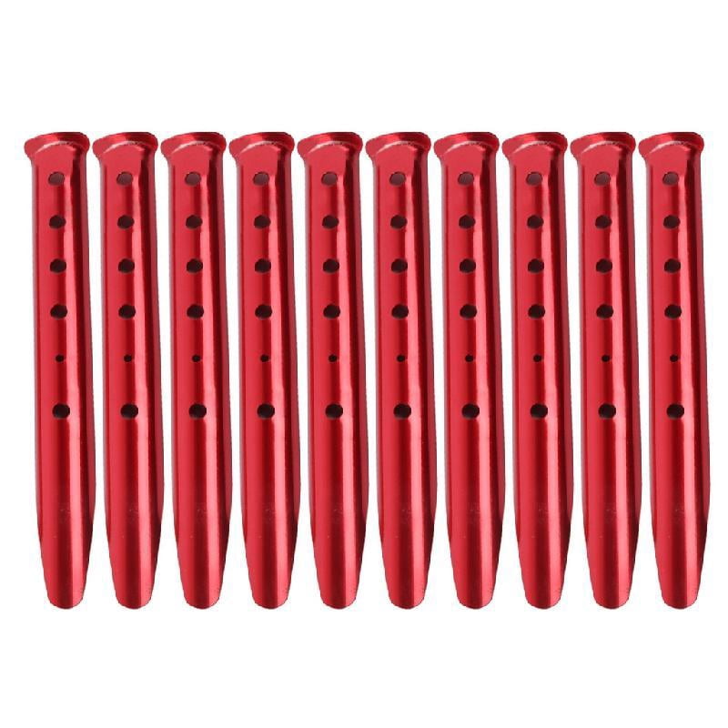 JZROCKER 10pack Outdoor Travel Camping Tarps Stakes Ground Stakes Organizers Tent Pegs