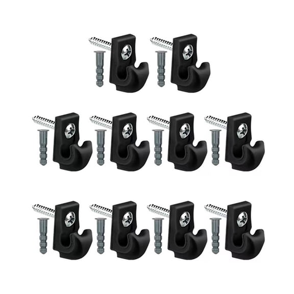 JZROCKER 10pcs Ceiling Hooks Plant Hanging Hook Christmas Lights Hook Simple Installs for Various Hanging Need
