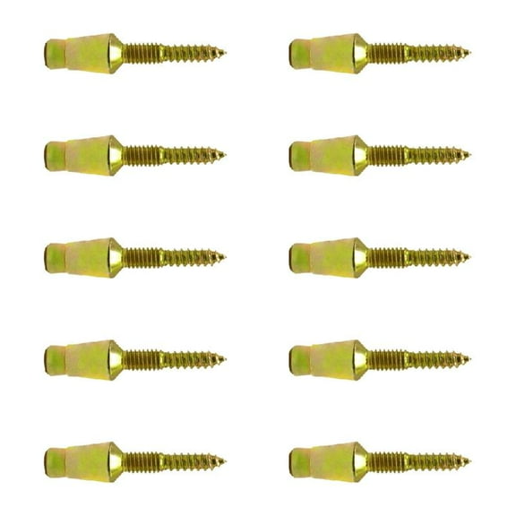 JZROCKER 10pcs oor Hinges Security Pin Anti Theft Door Hinges Screws Carbon Steel Screws set for Residential & Commercial Use