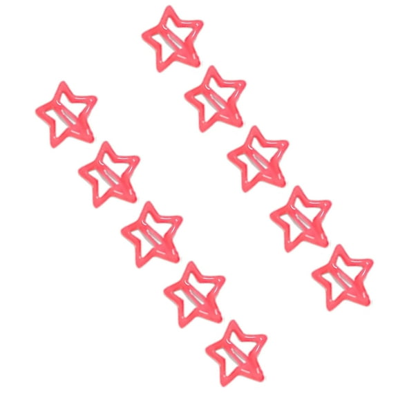 JZROCKER 10pcs/set Star Shape Hairpin Hair Clip Elegant Hairpin for Kids Birthday Gift