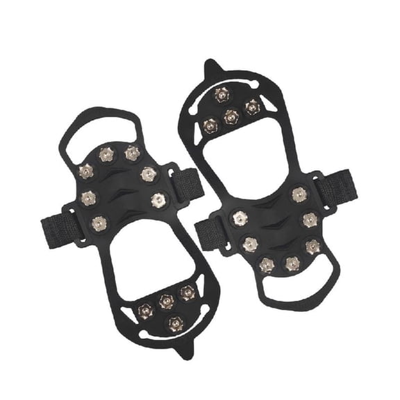 JZROCKER 11 Teeth Ice Snow Grip Tractions Cleats NonSlip Ice Grippers Easy to Use