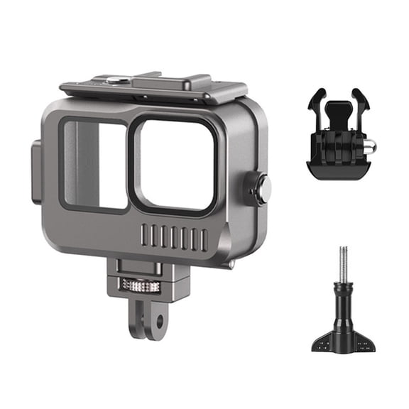 JZROCKER 131ft Waterproof Case for Hero 11 10 9 Black Diving Shell Underwater Housing