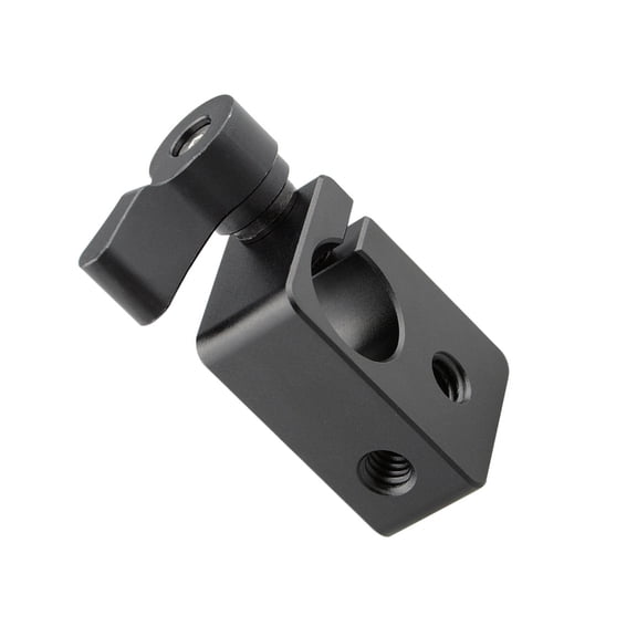 JZROCKER 15mm Single Rod Clamp with 1/4inch-20 Screw Threaded Hole for Camera DSLR Rails Systems Rod Clamp Camera Accessories